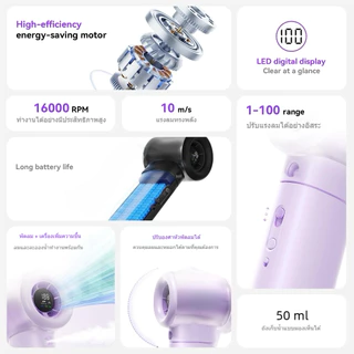 Tiankeplus Jet 20 Pro พัดลมไอน้ำพกพา เย็นสดชื่นเหมือนแอร์มินิ ลมเทอร์โบ 9.8m/s ไอเย็นอัลตราโซนิก ถังน้ำใส 50mL
