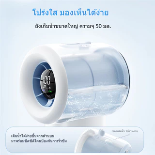 Tiankeplus Jet 20 Pro พัดลมไอน้ำพกพา เย็นสดชื่นเหมือนแอร์มินิ ลมเทอร์โบ 9.8m/s ไอเย็นอัลตราโซนิก ถังน้ำใส 50mL