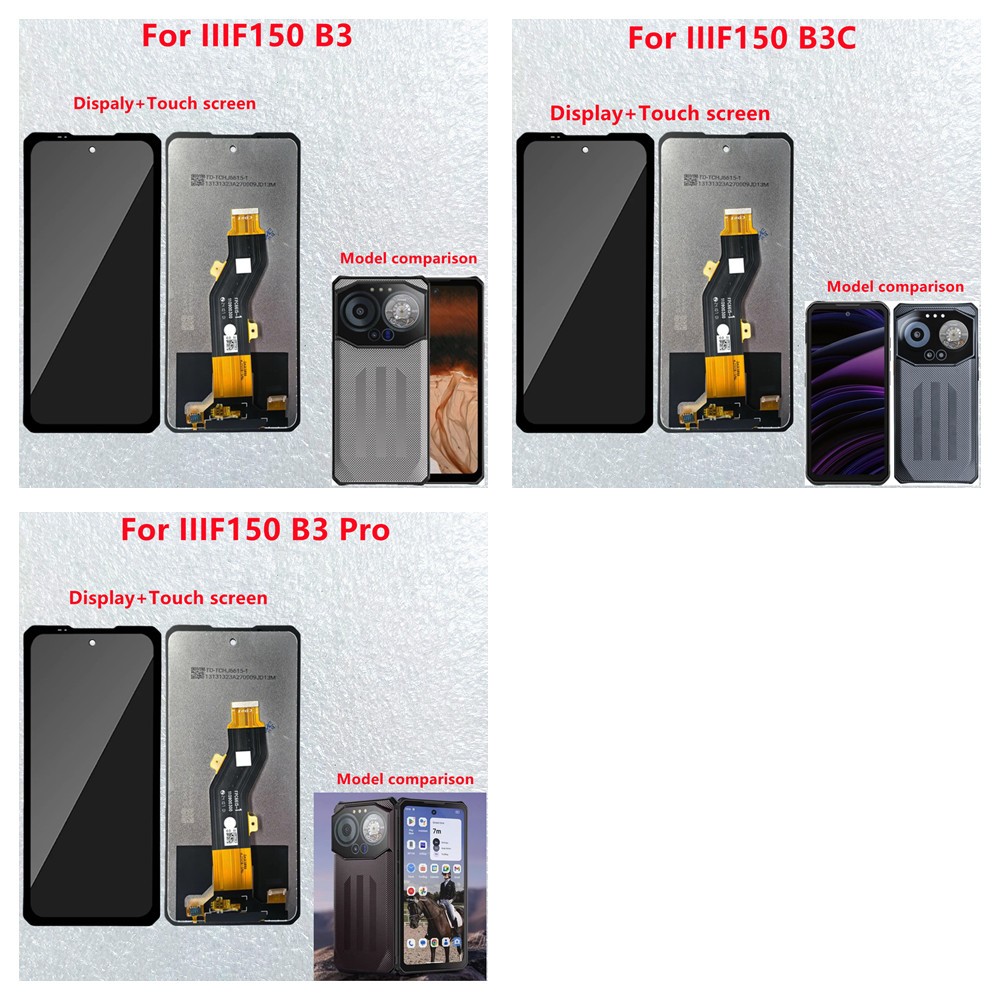 สําหรับ IIIF150 B3 LCD และ Touch Screen Digitizer IIIF150 B3 Pro B3C จอแสดงผลโมดูลหน้าจออุปกรณ์เสริม