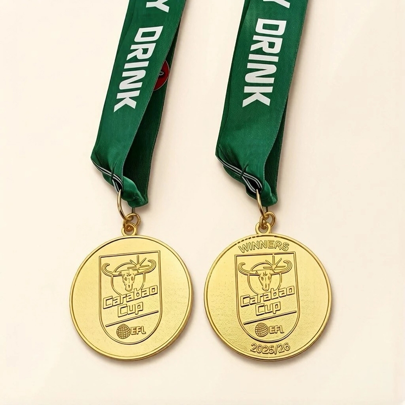 2026 EFL Carabao Cup Medal Manchester City Champions Football Collection Fan Gift Replica Jewelry ขอ