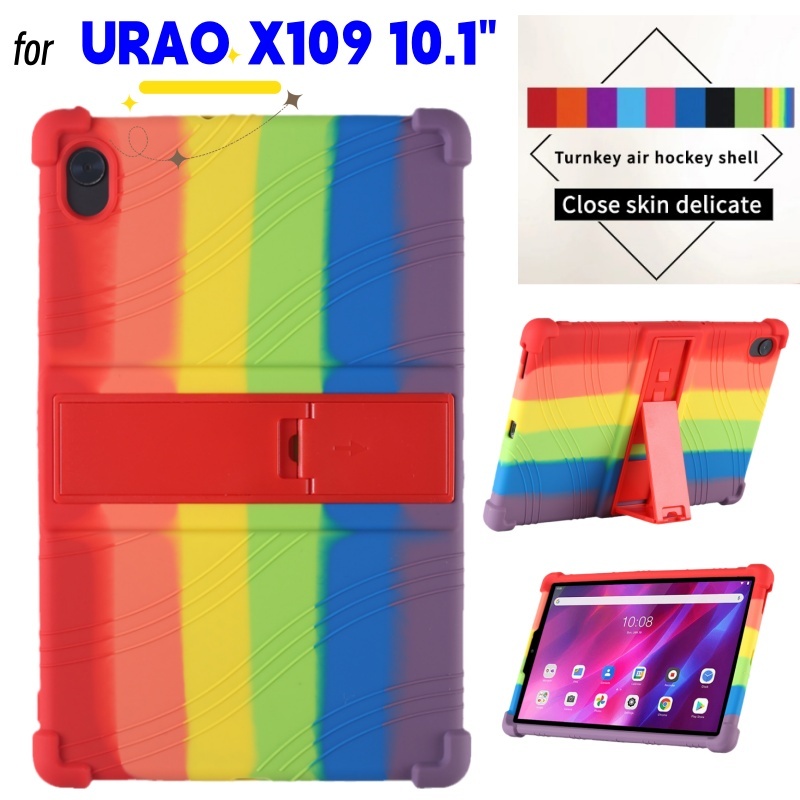 เด็กผิวซิลิคอนอ่อนสําหรับ URAO X109 10.1 นิ้วสําหรับ Urao X109 แท็บเล็ต 10.1 นิ้ว Funda KickStand เก