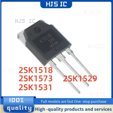 5PCS ใหม่ 100% คุณภาพ 2SK1518 K1518 2SK1529 K1529 2SK1531 K1531 2SK1573 K1573 TO-3P MOS field-effect