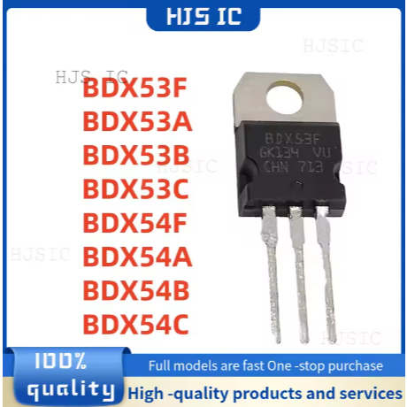5 ชิ้น 100% ใหม่ BDX53F BDX53A BDX53B BDX53C BDX54F BDX54A BDX54B BDX54C TO-220 ทรานซิสเตอร์
