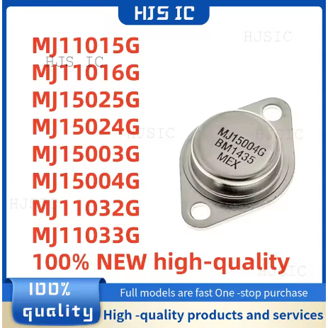 2PCS 100% ใหม่คุณภาพสูง MJ11015G MJ11016G MJ15025G MJ15024G MJ15003G MJ15004G MJ11032G MJ11033G TO-3
