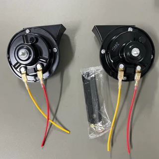 แตร BSEOCH แท้100% แตรหอยโข่ง เสียงรถเบนซ์ 115db รุ่น BS-138-02 สีดำ 12V 24V (1คู่)