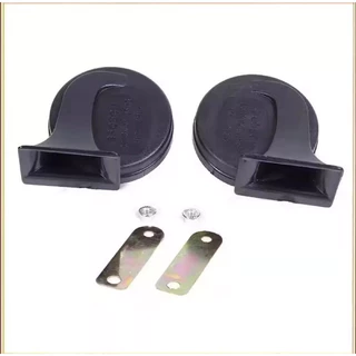 แตร BSEOCH แท้100% แตรหอยโข่ง เสียงรถเบนซ์ 115db รุ่น BS-138-02 สีดำ 12V 24V (1คู่)