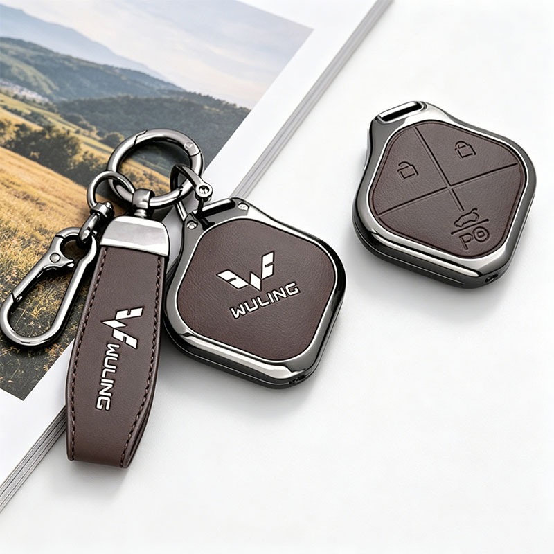 เคสกุญแจ Air EV/Mini EV/Bingo EV Remote ฝาครอบกุญแจรถพวงกุญแจ Key holder wuling Bingou EV wuling AIR