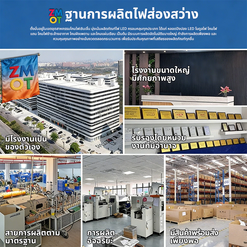 หลอดไฟ LED SlimBulb light 5W 9W 12W 15W 18W 24W ใช้ไฟฟ้า220V หลอดไฟขั้วเกลียว ขั้ว E27 thumbnail 10