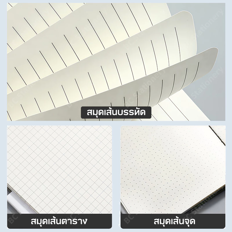 สมุดโน๊ต A5/A6 200 หน้า มีที่เสียบปากกา ปกกันน้ำ thumbnail 4