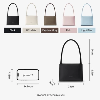 BOSTANTEN Envelope Bag กระเป๋าสะพายข้างผู้หญิง ขนาดเล็ก สไตล์เรียบง่าย สายสะพายไหล่ปรับได้ แมทช์ได้ทั้งลุคทำงาน & แคชชวล