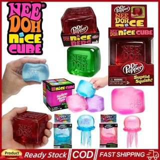 🔥จัดส่งภายใน 12 ชม🔥NEEDOH Nice Cube Schylling Cube Squishy Squeeze Stress Relief BALL พร้อม Super Solid Squishy ของเล่นช้า Rising Pinch Decompression ของเล่นสําหรับเด็กและผู้ใหญ่ ASMR