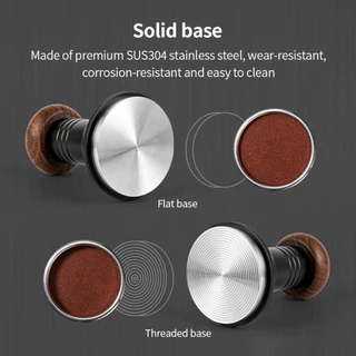 MiAir กาแฟ Tamper 51 มม./58 มม.SUS304 สแตนเลสปรับความลึก Ergonomic Handle กาแฟ Temper เครื่องมือกาแฟ