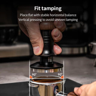 MiAir กาแฟ Tamper 51 มม./58 มม.SUS304 สแตนเลสปรับความลึก Ergonomic Handle กาแฟ Temper เครื่องมือกาแฟ