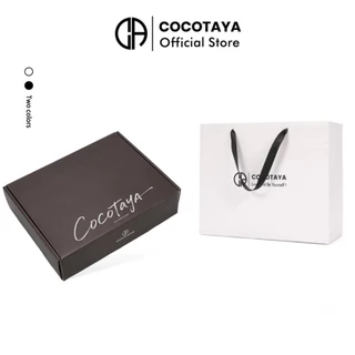((COCOTAYA) กระเป๋าผู้หญิงใหม่สุดหรูหราสวยงาม กล่องของขวัญแฟชั่น พร้อมหูหิ้ว