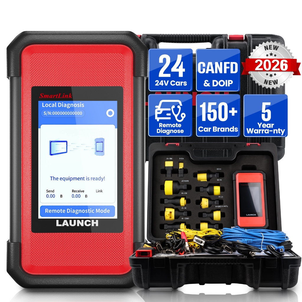 2026 ใหม่ - LAUNCH X431 SmartLink C HD ELITE 24V รถบรรทุก BUS Machinery Diagnostic Tools ทํางานร่วมก