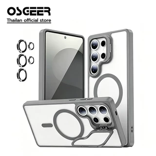 IT Magnetic Case สําหรับ Samsung Galaxy S26 S25 S24 Ultra, [ขาตั้งที่มองไม่เห็นในตัว] Anti-Yellowing Anti-Scratched กันกระแทกเคสโทรศัพท์แบบบางสําหรับ S26 Ultra Clear