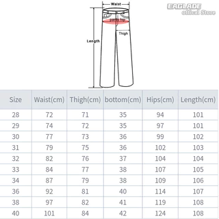 EAGLADE กางเกงคาร์โก้ผ้าฝ้ายผู้ชาย – Multi Pocket Breathable Straight Fit ทนทานสําหรับ Work & Commute A0642