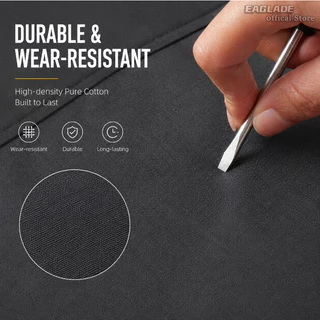 EAGLADE กางเกงคาร์โก้ผ้าฝ้ายผู้ชาย – Multi Pocket Breathable Straight Fit ทนทานสําหรับ Work & Commute A0642
