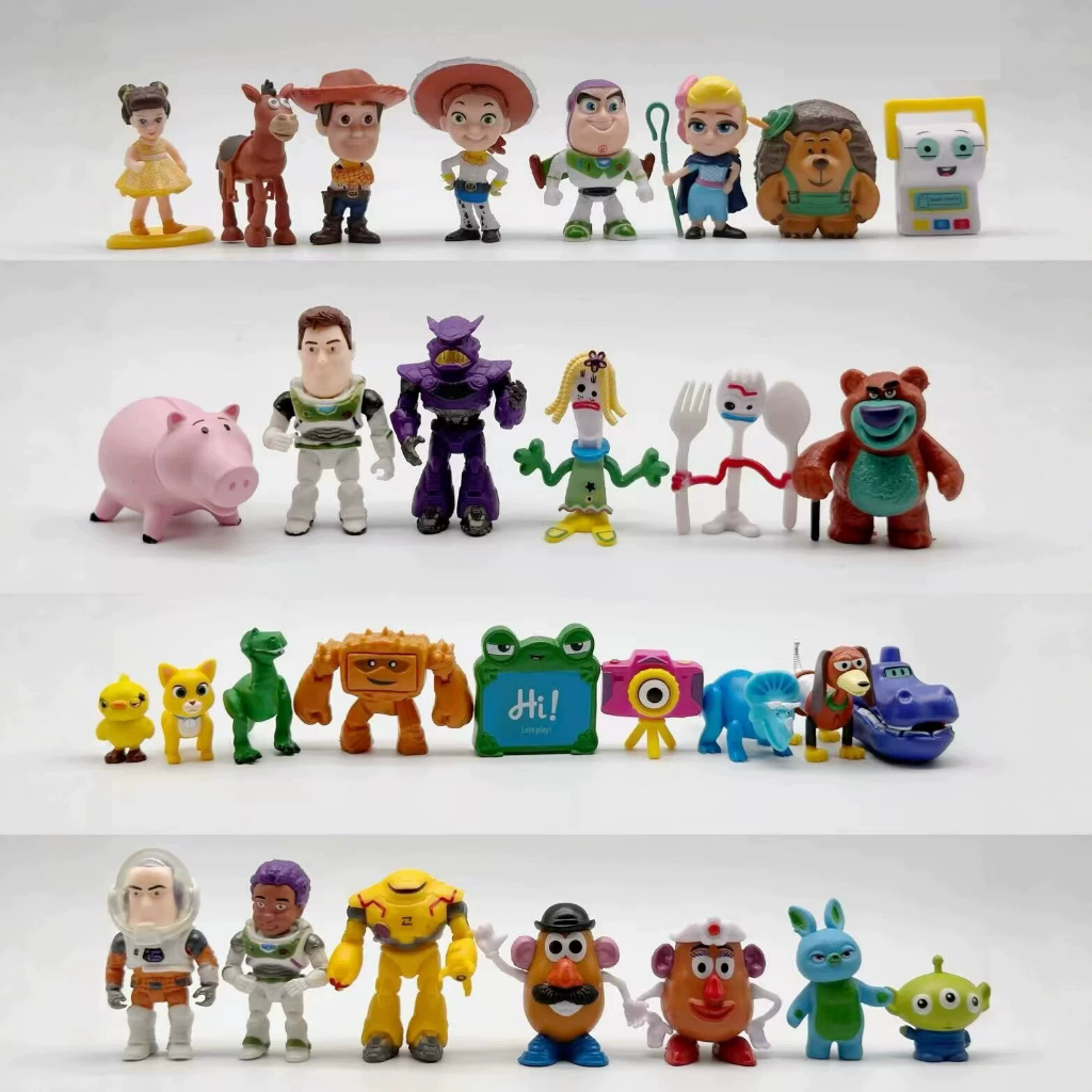 30 ชิ้น/24 ชิ้น Toy Story 5 ตัวเลข Atlas Snappy Lilypad Smarty กางเกง Woody Buzz Jessie ตุ๊กตาของเล่นแฟนของขวัญ