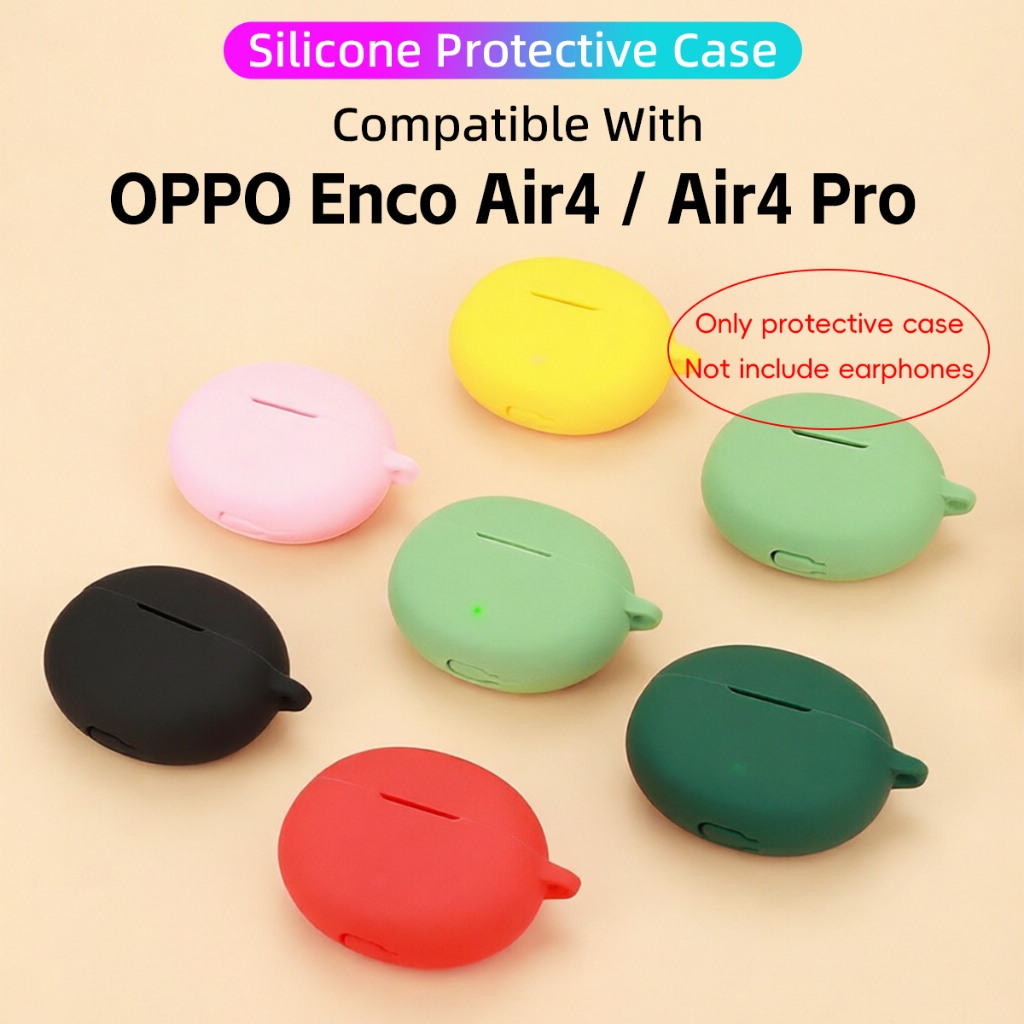 สําหรับ OPPO Enco Air4 / Air4 Pro ล้างทําความสะอาดได้ป้องกันฝุ่นหูฟังกันลื่นเคสป้องกัน