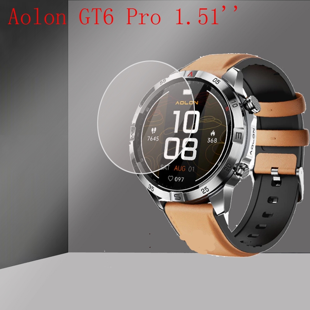 ฟิล์ม Aolon GT6 Pro Film Hard Glass Smartwatch ฟิล์มป้องกันสําหรับ Aolon GT5 Pro สมาร์ทวอท์ชกระจกนิรภัยป้องกันหน้าจอ