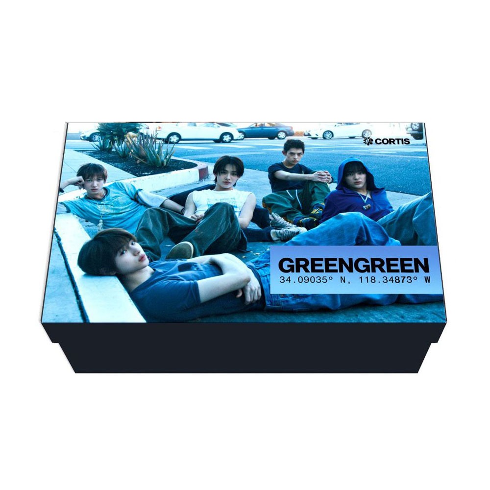 < BTS/CORTIS > กล่องของขวัญ มินิอัลบั้ม GREENGREEN คอลเลกชันการ์ดพวงกุญแจ (ของขวัญวันเกิด)
