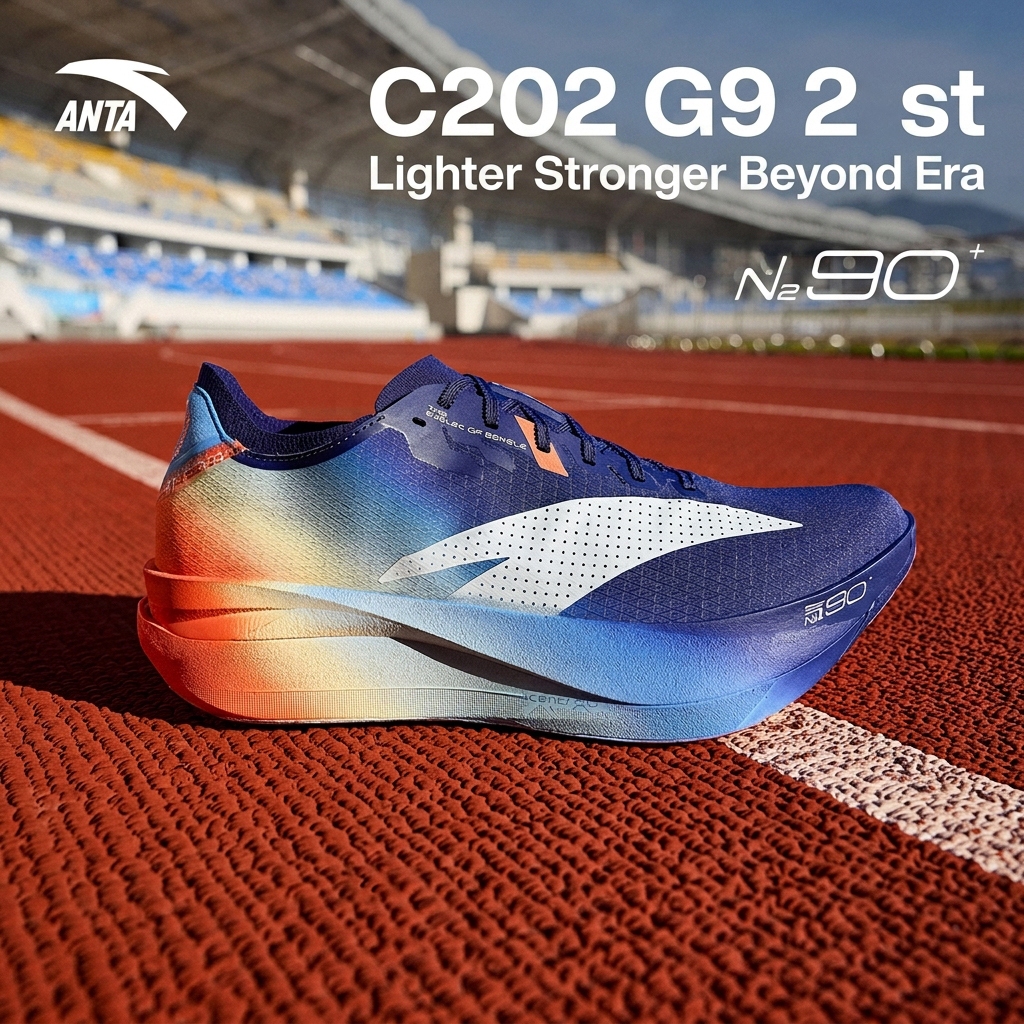 ANTA ผู้ชายกีฬารองเท้าวิ่ง Cushioned Rebound Shock