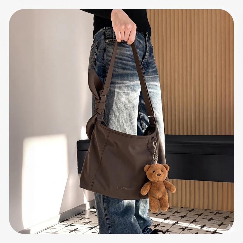 BAGSMART حقيبة كروس نسائية خفيفة تتسع لآيباد — صورة 8