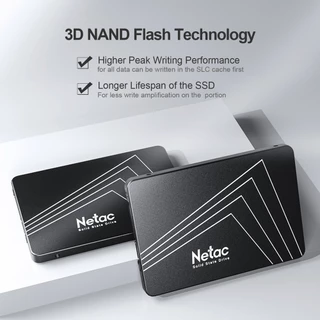 Netac 120GB SSD ภายใน 2.5 นิ้ว SATAIII 6GB/s Solid State Drive สําหรับแล็ปท็อปพีซีจัดเก็บข้อมูลภายใน
