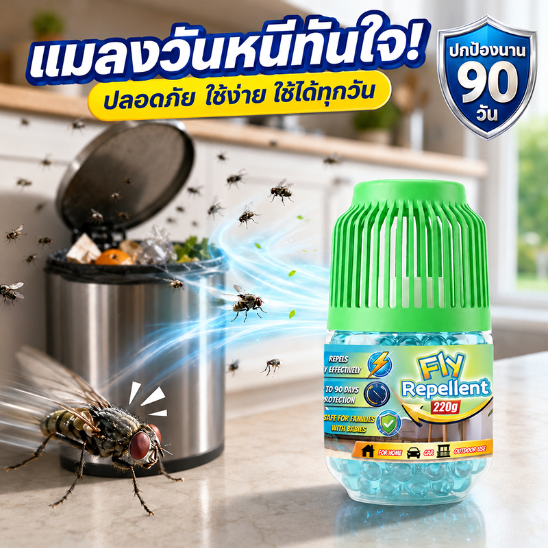 กรงไล่แมลงวันใหม่เอี่ยม 220 กรัม/ขวด ยาฆ่าแมลงพฤกษศาสตร์ แบรนด์ออสเตรเลีย. มั่นใจได้