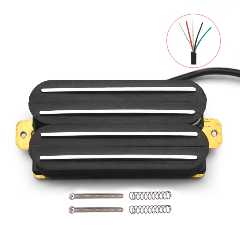 Four Coil Pickup High Output-18K Coil Spliting Ceramic Pickup Heavy Metal Track Type Pickup