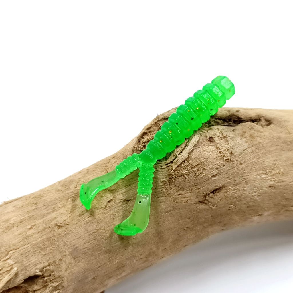 DUODUOYU 30PCS 0.6g/35 มม.ลอย Mini Ajing ตกปลานุ่ม Lure TPE Twin Tail Isca เหยื่อประดิษฐ์ Wobbler Ocean Rock ซิลิโคนตกปลา