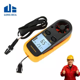 [มาใหม่] เครื่องวัดความเร็วลมแบบดิจิตอล LCD ความเร็วลม + เครื่องมือวัดอุณหภูมิ