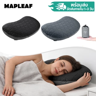 MAPLEAF หมอนเป่าลม TPU เบาพิเศษ หนา 10cm กันน้ำ หมอนรองคอพกพา สำหรับแคมป์ปิ้ง เดินป่า พร้อมส่ง