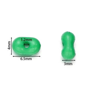 St.kunkka 4 * 6mm 100/200Pcs ลูกปัดนลูกปัดถั ่ วลิสงอะคริลิคแนวนอนรูปร ่ างถั ่ วลิสงแนวนอนลูกปัดกสําหรับ DIY สร ้