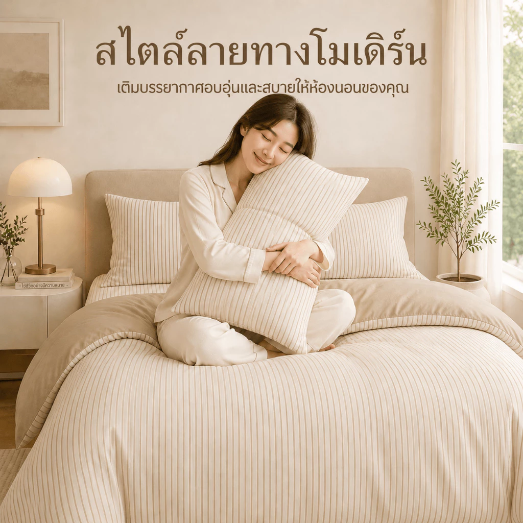 ชุดผ้าปูที่นอน 4 ใน 1 ผ้าฝ้าย 3 ฟุต 3.5 ฟุต 5 ฟุต 6 ฟุต thumbnail 3