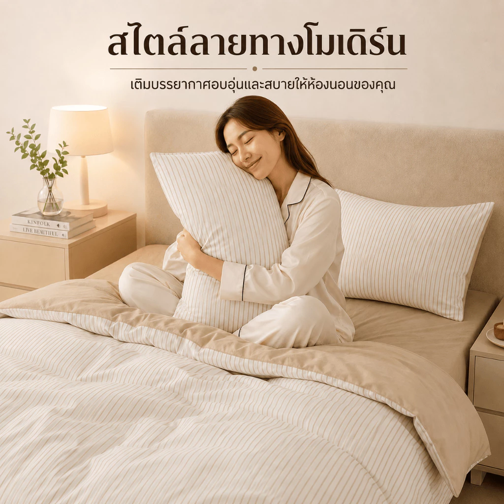 ชุดผ้าปูที่นอน 4 ใน 1 ผ้าฝ้าย 3 ฟุต 3.5 ฟุต 5 ฟุต 6 ฟุต thumbnail 8