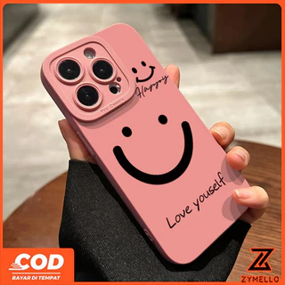 สําหรับ OPPO Reno 16F Reno15 F Reno14F Reno14 Pro Reno 13F Reno12 F Reno 11F Reno10 Reno8Z Reno7Z Reno8T Reno5 Reno4 Reno6z ง่ายและมีสไตล์หน้ายิ้มภาษาอังกฤษกันกระแทก TP