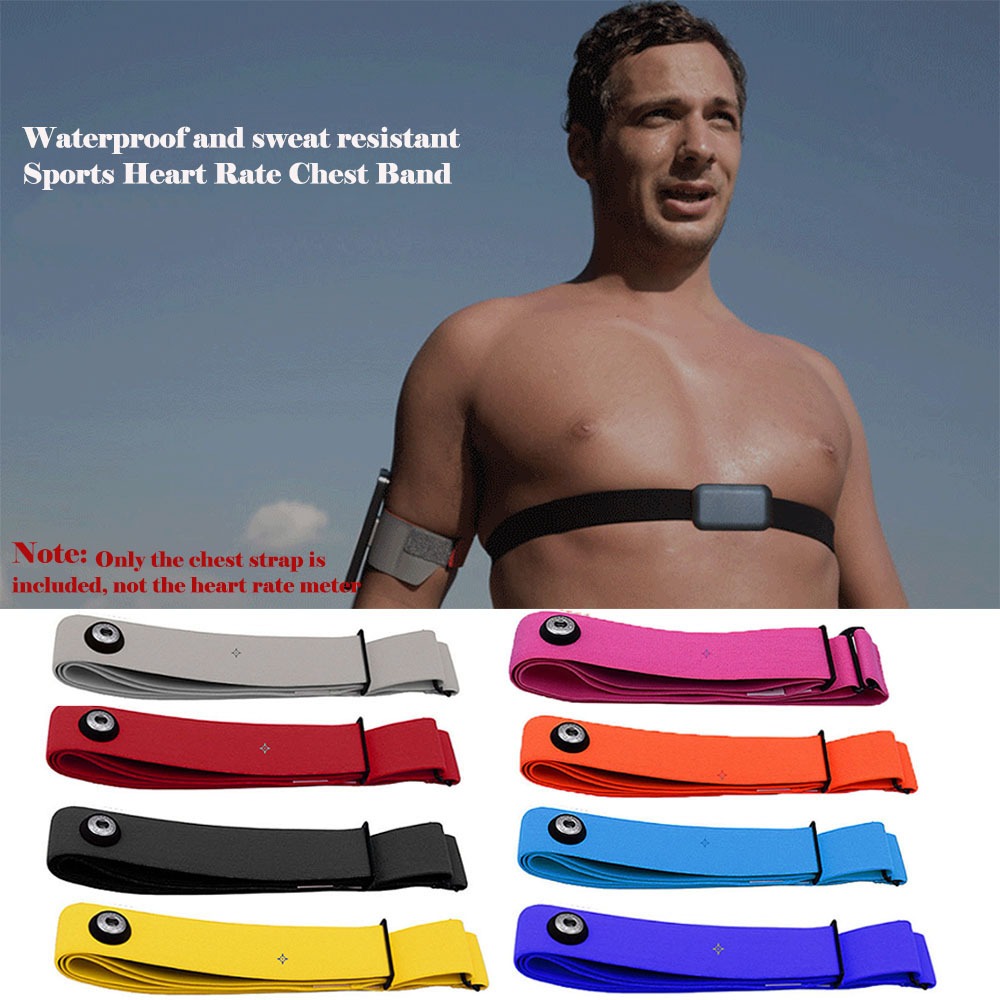 1 PC Heart Rate Monitor สายคล้องคอใช้งานร่วมกับ Polar H7 H9 H10 Coospo Wahoo Tick Garmin Magene Sens