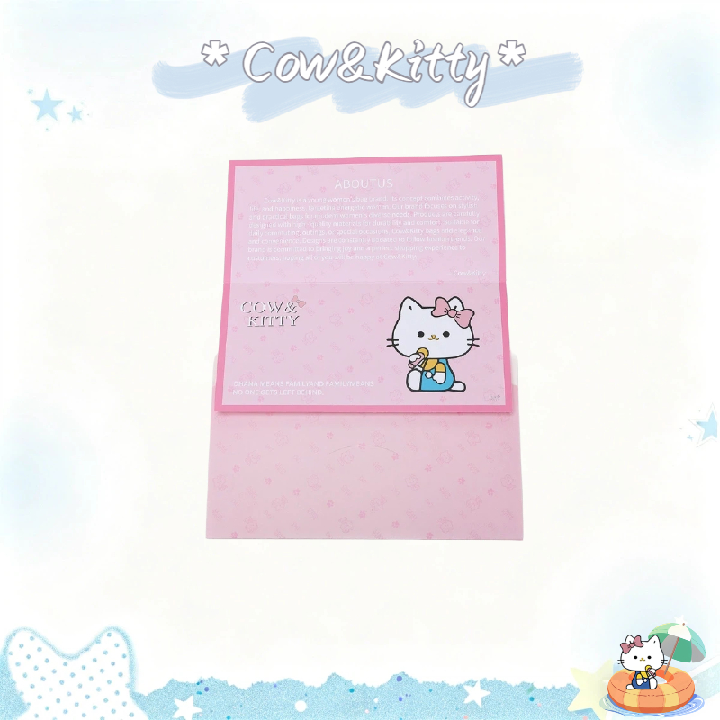 การ์ดข้อความพิเศษ แบรนด์ Cow&Kitty ลายน่ารัก สำหรับของขวัญทุกโอกาส