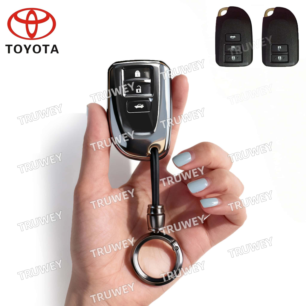 สําหรับ Toyota Vios 2023 Yaris Ativ Avanza Veloz Raize Toyota Key Cover Toyota พวงกุญแจ Keyless รถอุ