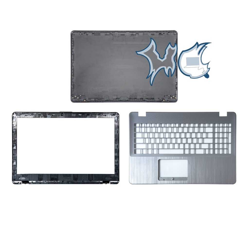 สําหรับ ASUS X542 R542 X542U X542B X542BA R542UA LCD ปกหลังด้านหน้า Bezel Palmrest ด้านล่างเปลี่ยน