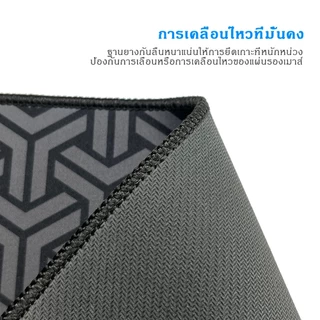 แผ่นรองเม้า แผ่นรองเมาส์ขนาดใหญ่ เรียบง่าย แผ่นรองโต๊ะ - อิฐสีเทา 80x30 90x40ซม 100x50ซม 120x60ซม x3มม Gaming Mousepads