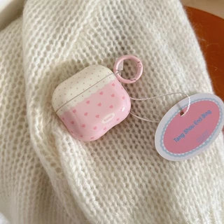 พร้อมส่งส่ งจากไทย🚚IMD Pink Polka Dot พร้อมจี้ Melody ชุดหูฟัง, เหมาะสําหรับ AirPods 1 2 3 4 Pro ชุดหูฟังบลูทูธไร้สาย, เหมาะสําหรับ Pro2 Pro3 เคสกันกระแทก 4 case เคส 4/3 เคส 3/4 airpods pro 3 airpods case 3