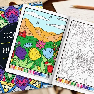 ภาพวาดระบายสีดิจิตอลสมุดระบายสีสัตว์ดอกไม้นกภูมิทัศน์ภาพวาดบีบอัดบีบอัดมือวาดกราฟฟิตีหนังสือภาพ