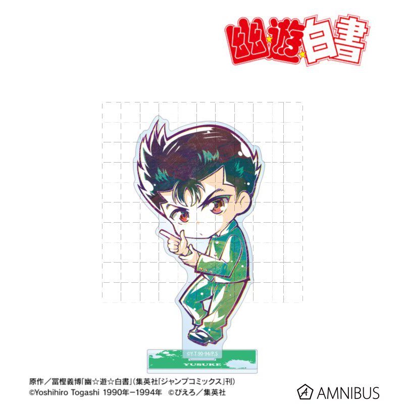 อะนิเมะ YuYu Hakusho Ani-Art Stand – Hiei, Kurama, Kuwabara – อะคริลิครูปจอแสดงผล