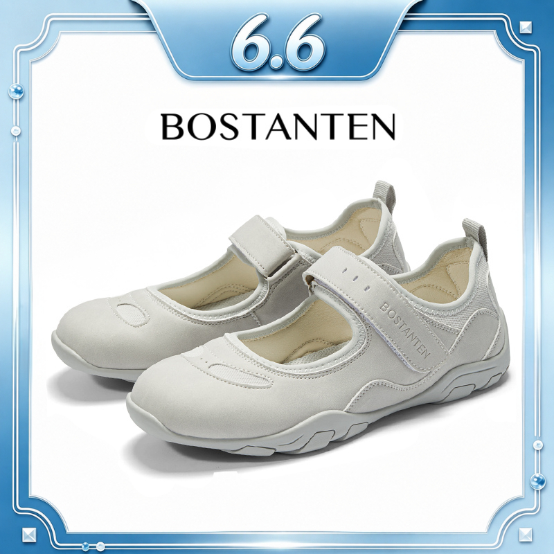 【สินค้าพร้อมส่งจากไทย】BOSTANTEN Maggy Shoes รองเท้าสปอร์ตแมรี่เจน ผู้หญิง สายตีนตุ๊กแก เบา ระบายอากาศ ใส่สบาย พื้นนุ่ม กันลื่น แมทช์ได้ทุกวันเลย