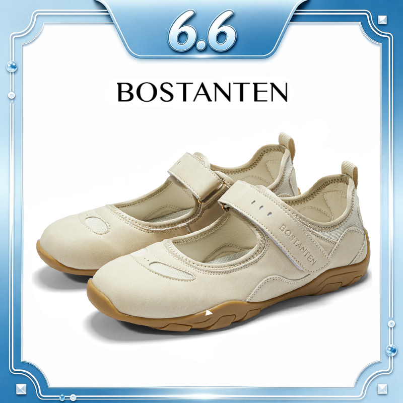【สินค้าพร้อมส่งจากไทย】BOSTANTEN Maggy Shoes รองเท้าสปอร์ตแมรี่เจน ผู้หญิง สายตีนตุ๊กแก เบา ระบายอากาศ ใส่สบาย พื้นนุ่ม กันลื่น แมทช์ได้ทุกวันเลย