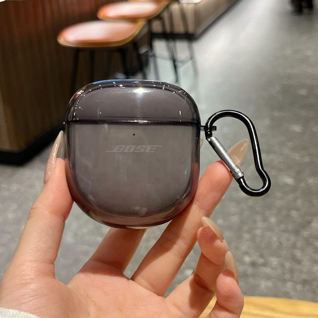 เคสสีดําใสสําหรับ Bose ใหม่ QuietComfort Ultra(2nd Gen)/QuietComfort Ultra/QuietComfort II หูฟัง Sof
