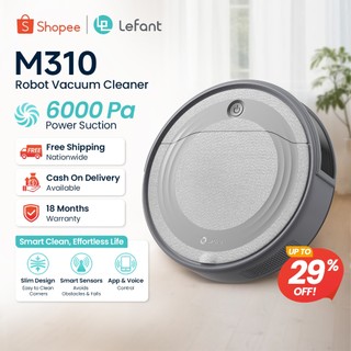 Lefant M310 Robot Vacuum Cleaner For Home 5500Pa Long Battery Life 160Min HEPA Filter For Pet Hair